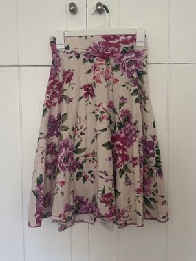 Vintage Floral Skirt (Sara)